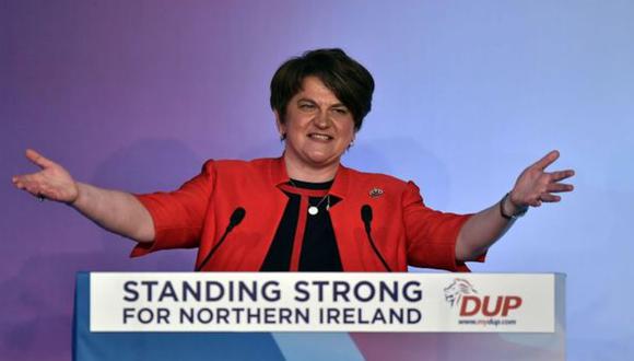 Arlene Foster es la líder del Partido Unionista Democrático.