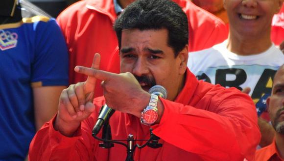 "Vamos a las calles el 9 de marzo, a marchas antiimperialistas a conmemorar el día del antimperialismo", dijo Nicolás Maduro. (Foto: AFP)