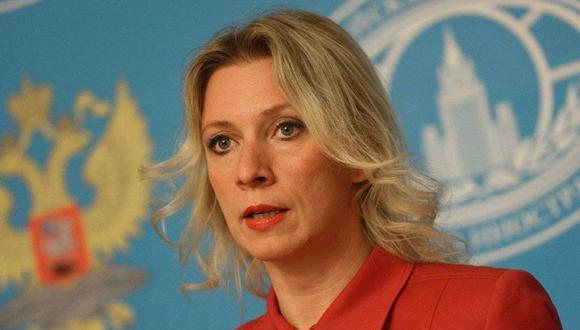 Portavoz del Ministerio ruso de Exteriores, María Zajárova.   (Foto: EFE)