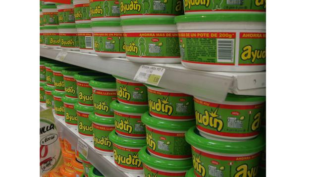 Ayudín. La marca de limpiador se encuentra en puesto cinco de la categoría de cuidados del hogar y tiene el tercer puesto en penetración en su rubro.