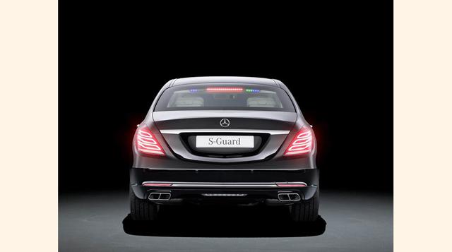 El S600 Guard fue construido para resistir balas, granadas… incluso un artefacto explosivo improvisado. Su superficie esta completamente blindada. (Foto: Mega Ricos)