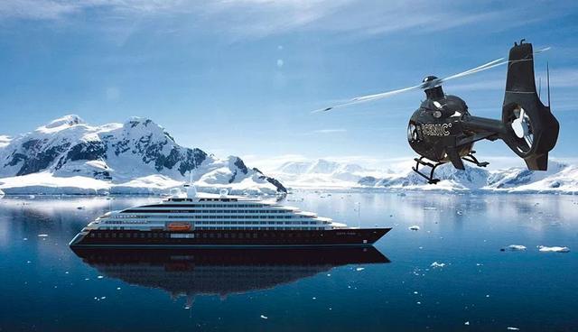 FOTO 15 | Antártida. El Scenic Eclipse tiene capacidad para 200 pasajeros y está equipado con un submarino de siete asientos y dos helicópteros de siete asientos para exploraciones remotas exclusivas del continente blanco. salidas de Scenic Eclipse, desde US$ 18,095 por 11 días.