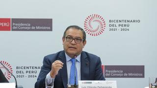 Primer ministro confirma que el gabinete solicitará el voto de confianza ante el Congreso el 10 de enero