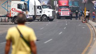 Transportistas de nueve regiones del Sur paralizan sus labores durante 24 horas