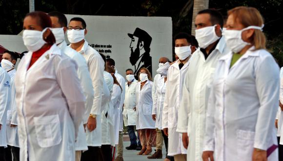 Cuba ha enviado brigadas de profesionales de la salud para contribuir en la lucha contra el coronavirus en diversos países. (Foto: EFE)