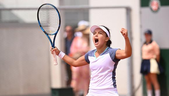 Lucciana Pérez es la primera peruana en lograr llegar a la final del Roland Garros Junior. (Foto: Twitter / @rolandgarros)