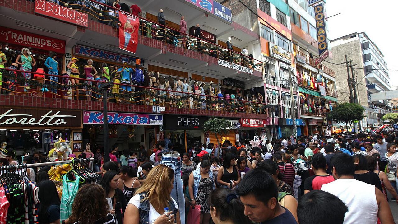 Gamarra es el mayor emporio comercial de confecciones del Perú. (Foto: GEC)