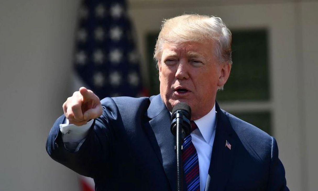"A China le gustaría hacer algo así como una marcha atrás, no una revocación completa (de los aranceles) porque saben que eso yo no lo haría”, señalo Donald Trump. (Foto: AFP)