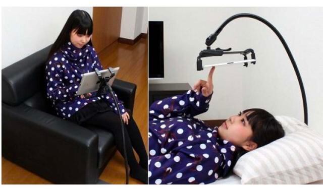 Sujetador de tableta. Así siempre tendrás las manos libres: ¡perfecto para ver películas!