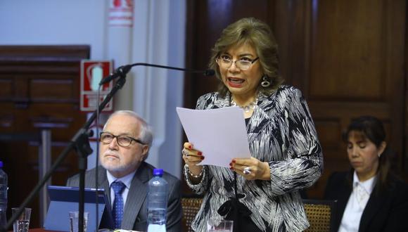 Parlamento aprueba inhabilitar a la exfiscal de la Nación Zoraida Ávalos. Foto: Congreso