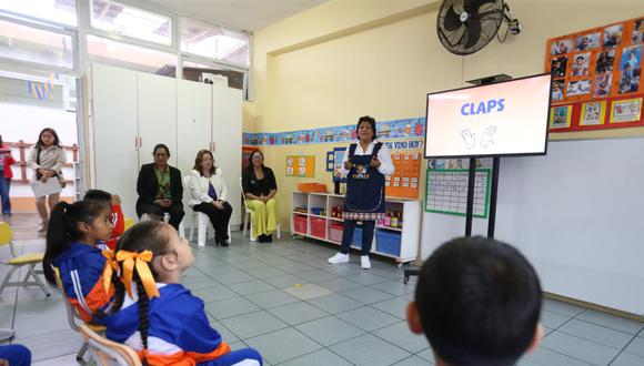 Niños de 3 a 5 años de colegios públicos tendrán acercamiento al idioma inglés. (Foto: Minedu)