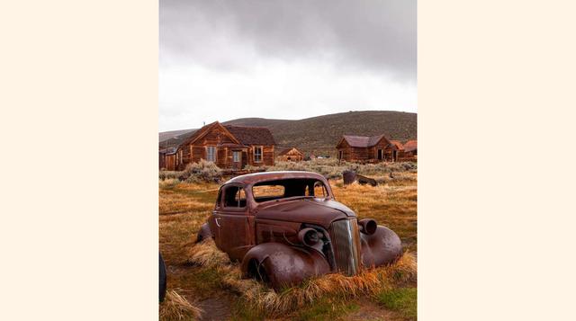 FOTO 2 | Bodie - Estados Unidos, en 1859 se creó, en las colinas de Mono Lake, un primer asentamiento minero con apenas 20 habitantes, cifra que creció descomunalmente en 1880 llegando a alcanzar los 10.000.