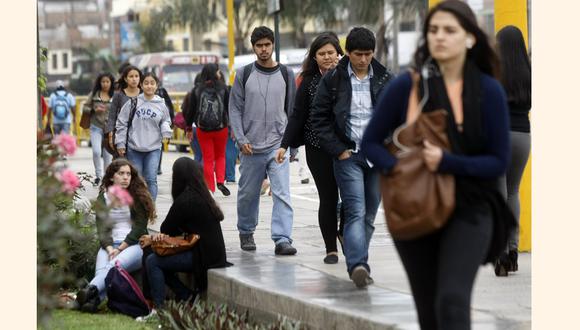 La informalidad laboral en el Perú se ubicó en 76.8% en el 2021, mientras que en los jóvenes la informalidad es mayor, situándose en 87%. (Foto: USI)