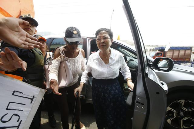 Susana Higuchi, madre de Keiko Fujimori, visita a su hija en el Penal Anexo de Mujeres. (Foto: Francis Neyra | GEC)