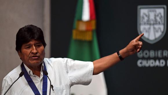 Evo Morales dijo este miércoles en México, donde se encuentra en calidad de asilado, que regresaría para "pacificar" su país si los bolivianos se lo piden. (Foto: AFP)