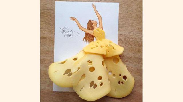 FOTO 7 | Las imágenes de sus diseños, especialmente todos los que están diseñados con ingredientes culinarios, han dado la vuelta al mundo