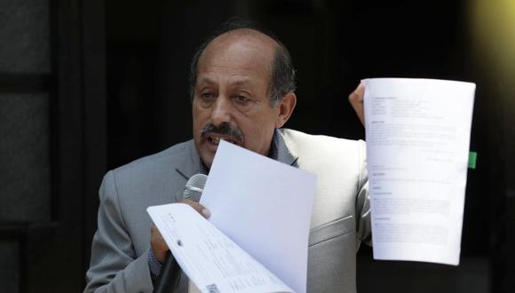 El congresista Héctor Valer (Somos Perú) sostuvo que los miembros de la sala que votaron a favor de medida cautelar de Tello y Vásquez  cometieron prevaricato.. (Foto: GEC).