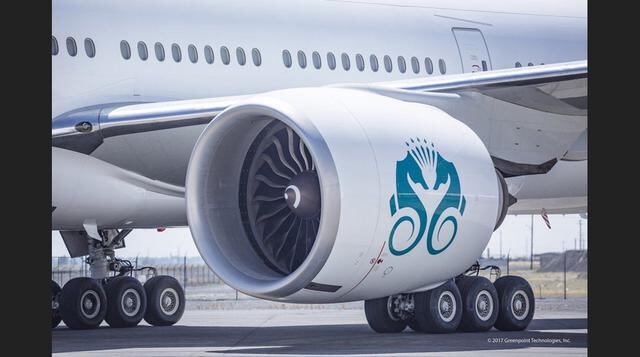 Dos motores GE90 turbo, hacen que la aeronave sea capaz de volar casi 9.500 millas sin parar. (Foto: Megaricos)