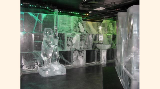 El interior del bar fue creado con hielo del Río Torne en Jukkasjärvi, al norte de Suecia. En esa localidad se encuentra el también famoso Ice Hotel. (Foto: Gestión)