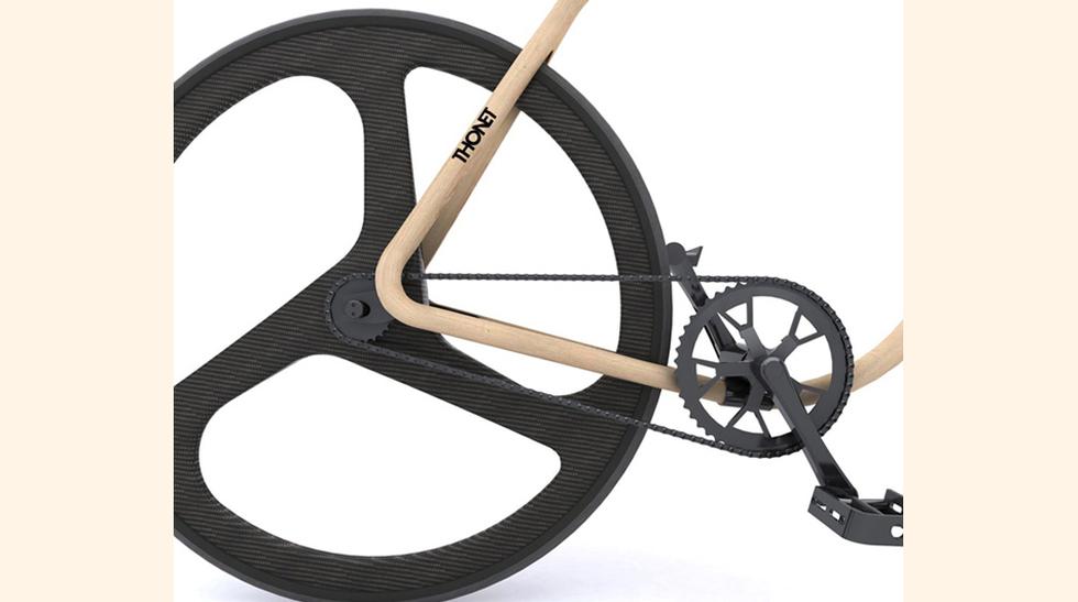 Una elegante bicicleta de madera moldeada | TENDENCIAS | GESTIÓN