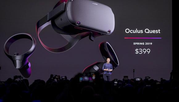 Facebook Oculus Quest. (Foto: Bloomberg).