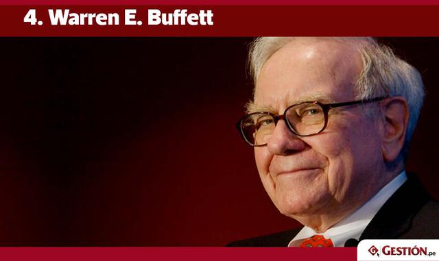 FOTO 5 | Warren E. Buffett ocupa el cuarto lugar de los millonarios mundiales gracias a su fortuna de US$ 76,400 millones.