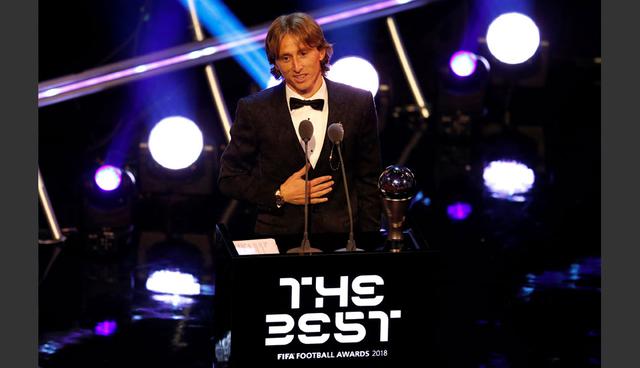 FOTO 1 | 'The Best' a mejor jugador de la FIFA: Luka Modric (CRO/Real Madrid).
(Foto: Reuters)