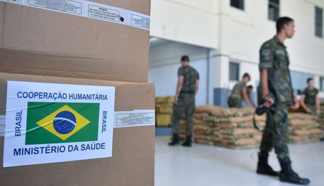 La ayuda humanitaria en Brasil parte hacia la frontera con Venezuela. (Foto: AFP)