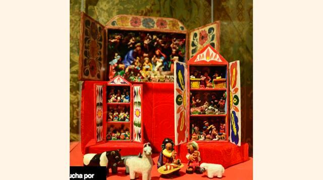 Esta pieza es un nacimiento Ayacuchano de cerámica. (Foto: bbc)