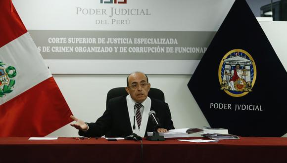El juez Víctor Zúñiga, juez del caso Keiko Fujimori. (Foto: Joel Alonzo / GEC)