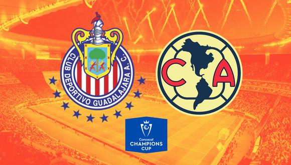 ¡Sigue el Clásico Nacional por TV y streaming! Averigua dónde ver Chivas Guadalajara vs. América en vivo por los octavos de final de la Concachampions 2024. | Crédito: Composición / Gestión Mix