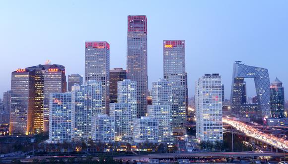 La moderna ciudad de Beijing, capital de China. (AFP PHOTO / WANG ZHAO).