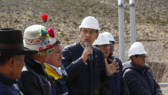 Martín Vizcarra espera que pronto haya diálogo con las autoridades de Arequipa. (Foto: Andina)