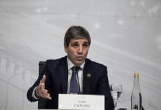 Discurso de ministro Caputo impulsa los bonos argentinos