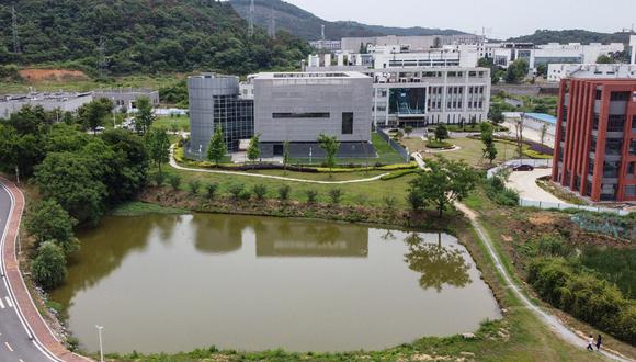 Vista aérea muestra el laboratorio P4 en el campus del Instituto de Virología de Wuhan, en la provincia central china de Hubei. (Foto: AFP/Héctor RETAMAL)