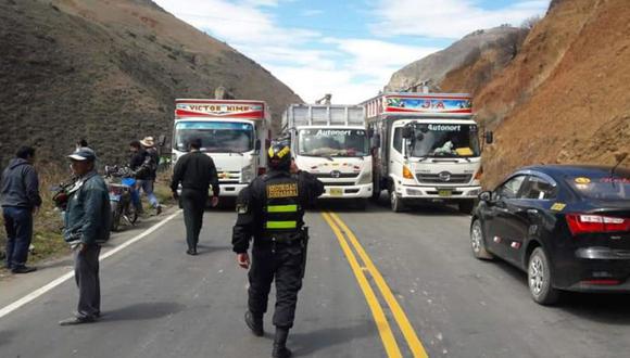 Policía Nacional informó que todas las carreteras de la región Apurímac se encuentran liberadas tras más de 40 días de bloqueos por protestas. Foto: Andina/referencial