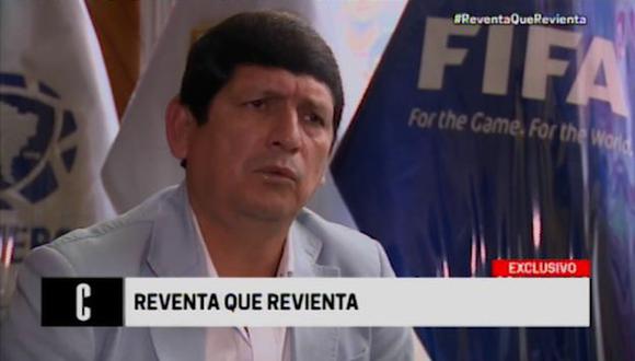 El presidente interino de la FPF, Agustín Lozano, negó estar implicado en la reventa de entradas y descartó que vaya a renunciar. (Video: Cuarto Poder)