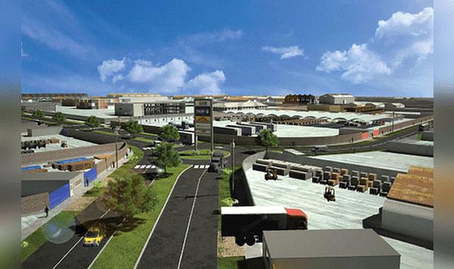 Zona Industrial Lurín también se configura como una de las zonas con potencial para los parques. (Captura)