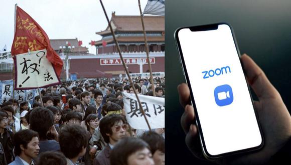 Zoom dijo que recibió una notificación del Gobierno chino sobre los acontecimientos en mayo y principios de junio, y que las autoridades le pidieron que tomara medidas.