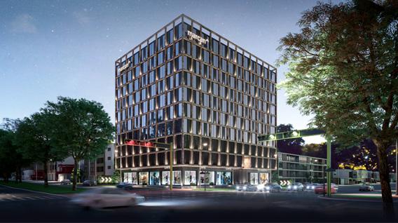 El edificio Time Aurora contará con 10 niveles para comercios, consultorios médicos y Oficinas Boutique.