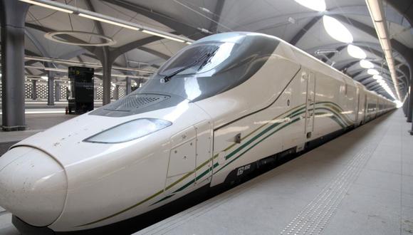 El tren de alta velocidad (AVE) entre las ciudades saudíes de Medina y La Meca fue construido por un consorcio español. (Foto: AFP)