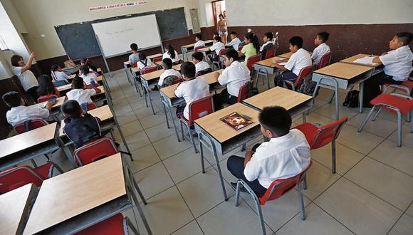 Gobierno no planea establecer el regreso de clases semipresenciales en colegios de zonas urbanas en los próximos dos meses. (GEC)