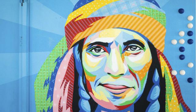 Esta pared intervenida por el reconocido artista conocido como ‘9eme Concept’, decora las calles de París, Francia. (Fuente: Google Art Project: Street Art)