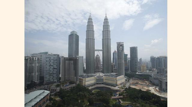 Kuala Lumpur. Ha escalado hasta 13 lugares desde el 2010, la capital de Malasia está posicionándose como uno de los centros financieros más importantes de Asia. (Foto: Reuters)