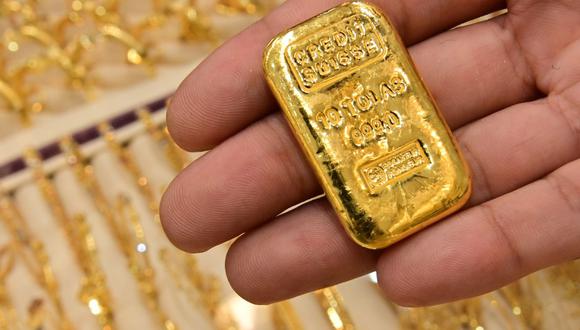 Los futuros del oro en Estados Unidos bajaban 0.3% a US$ 1,941.50 por onza. (Foto: AFP)