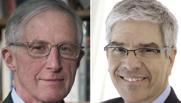 William D. Nordhaus y Paul M. Romer ganaron el Nobel de Economía 2018. (Foto: Reuters)