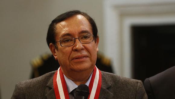 El presidente del Poder Judicial, Víctor Prado, consideró que se debe dar un mensaje optimista de que se superará la cuestión de confianza. (Foto: USI)