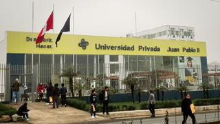 Sunedu cerrará universidades Juan Pablo II y Privada de la Selva Peruana