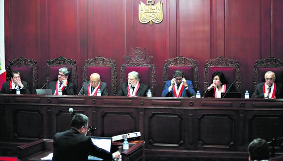 Pleno del Tribunal Constitucional rechazó el pedido para incorporar a Gonzalo Ortiz de Zevallos en el cargo. FOTOS: MARIO ZAPATA NIETO / GEC