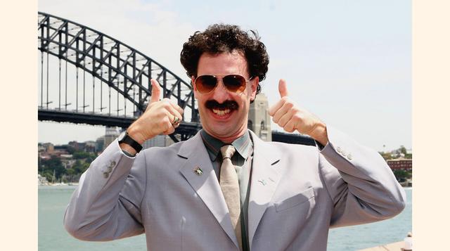 Borat. China, Tailandia, Malasia, Egipto y Rusia censuraron esta comedia protagonizada por Sacha Baron Cohen interpretando a un reportero de Kazajistán que viaja a los EE.UU. buscando conocer a la actriz Pamela Anderson. (Foto:Imdb)